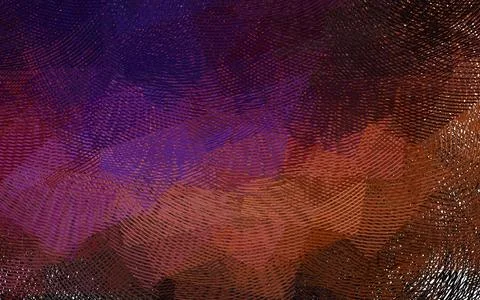 Dark Pink, Red vector pattern with bent lines. Stock Illustration