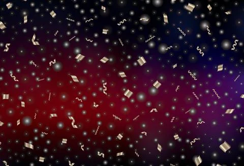Dark Pink, Red vector pattern in Christmas style. Stock Illustration