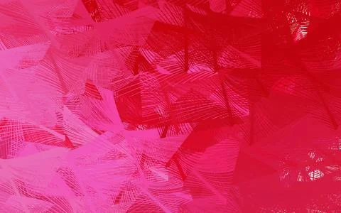 Dark Pink, Red vector pattern with sharp lines. Stock Illustration