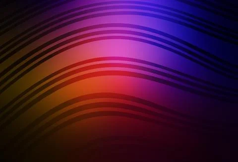 Dark Pink, Red vector pattern with lines. Stock Illustration