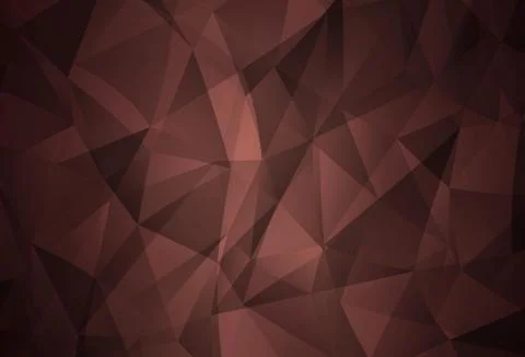 Dark Pink, Red vector polygonal pattern. Stock Illustration