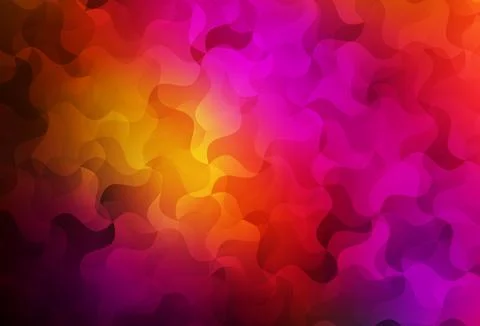 Dark Pink, Red vector shining triangular background. Illustrazione stock