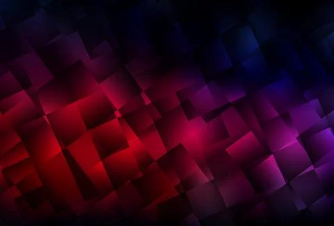 Dark Pink, Red vector triangle mosaic background. Stock Illustration
