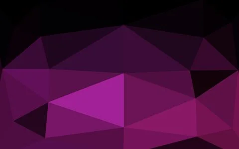 Dark Pink vector abstract mosaic pattern. Stock Illustration