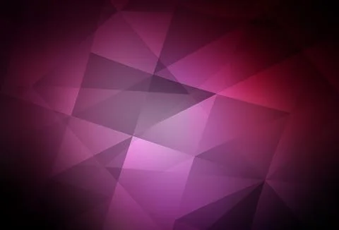 Dark Pink vector abstract mosaic pattern. Illustrazione stock