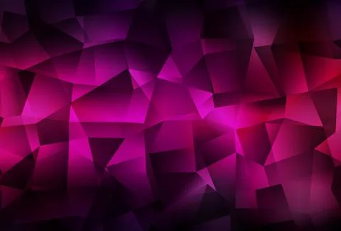 Dark Pink vector abstract mosaic pattern. Illustrazione stock