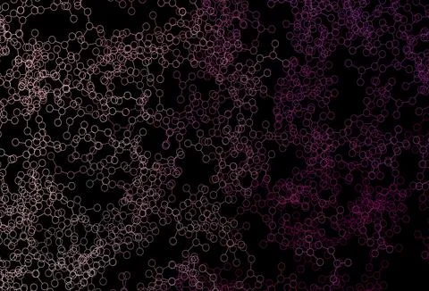 Dark Pink vector backdrop with artificial intelligence data. Stock Illustration