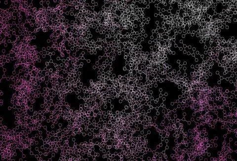 Dark Pink vector backdrop with artificial intelligence data. Stock Illustration