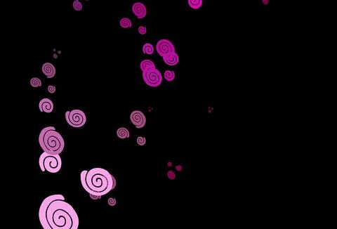 Dark Pink vector backdrop with bent lines. Stock Illustration