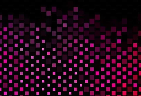 Dark Pink vector backdrop with lines, rectangles. Illustrazione stock