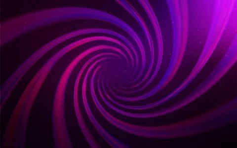 Dark Pink vector background with astronomical stars. Stock Illustration