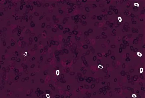 Dark Pink vector background with bubbles. 스톡 일러스트