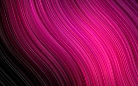 Dark Pink vector background with lava shapes. Stock Illustration