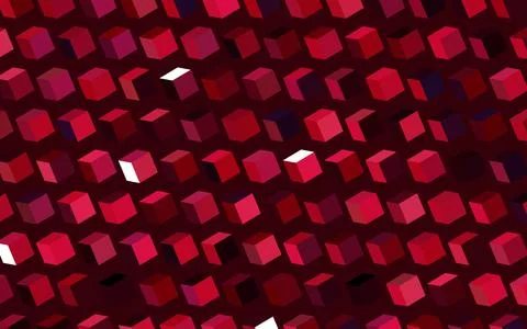 Dark Pink vector background with rectangles. Illustrazione stock