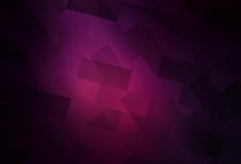 Dark Pink vector background with rectangles. Stock Illustration