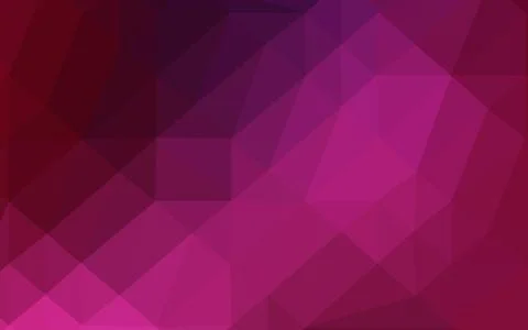 Dark Pink vector blurry triangle pattern. Stock Illustration
