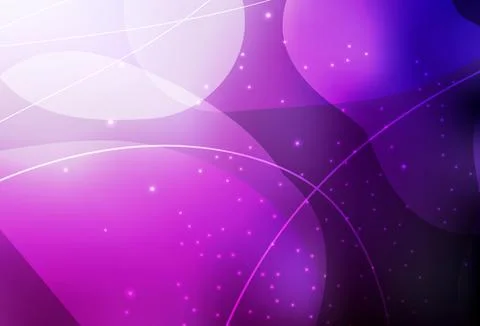 Dark Pink vector Circles, lines with colorful gradient on abstract background Ilustración de archivo