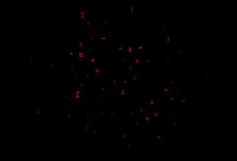 Dark Pink vector cover with math elements. Illustrazione stock