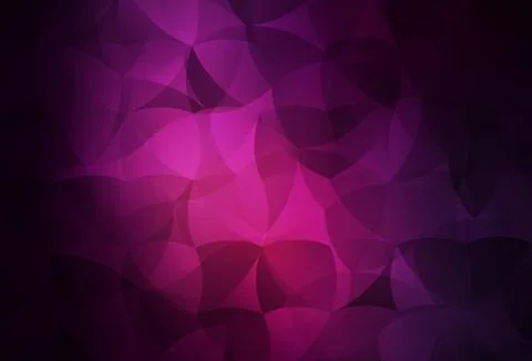Dark Pink vector gradient triangles pattern. Illustrazione stock