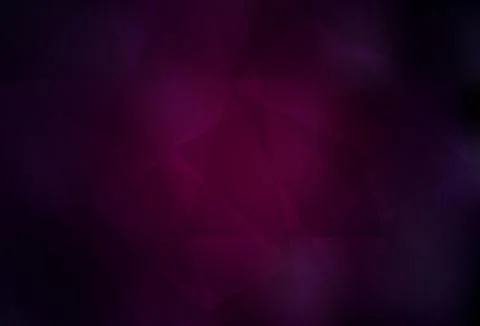 Dark Pink vector gradient triangles pattern. Stock Illustration