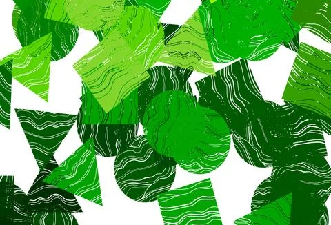 Dark  pink vector layout with circles, lines, rectangles. Illustrazione stock