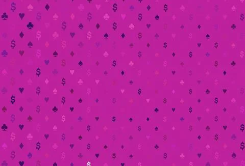 Dark pink vector layout with elements of cards. Stock Illustration