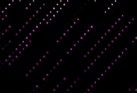 Dark pink vector layout with elements of cards. Ilustración de archivo