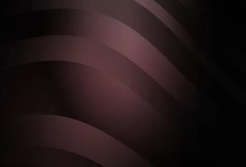 Dark Pink vector pattern with bent lines. Illustrazione stock