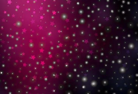 Dark Pink vector pattern in Christmas style. Illustrazione stock