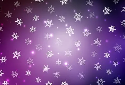 Dark Pink vector pattern in Christmas style. Illustrazione stock