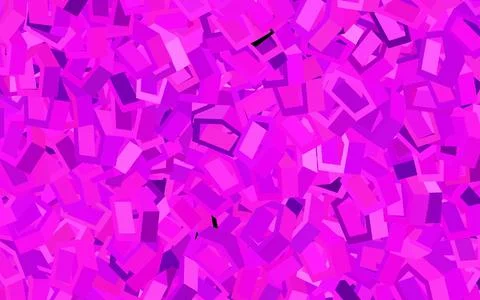 Dark Pink vector pattern with colorful hexagons. Stock Illustration