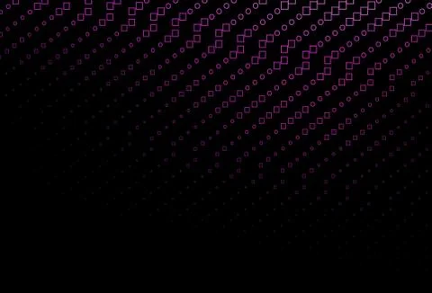 Dark Pink vector pattern with crystals, rectangles. 스톡 일러스트