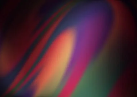 Dark Pink vector pattern with lines, ovals. 스톡 일러스트