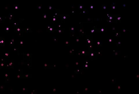 Dark Pink vector pattern in polygonal style with circles. Illustrazione stock