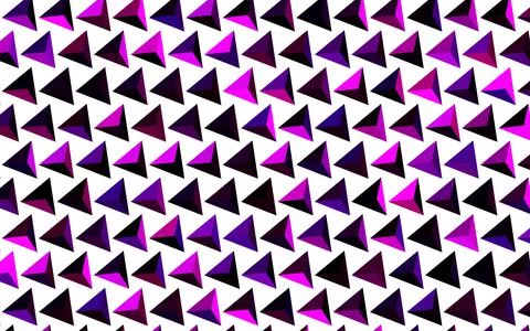 Dark Pink vector pattern with polygonal style. Illustrazione stock