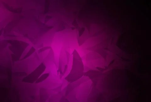 Dark Pink vector pattern with random polygonals. Illustrazione stock