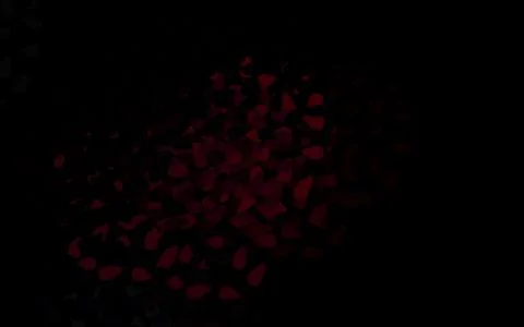 Dark Pink vector pattern with random forms. Stock Illustration