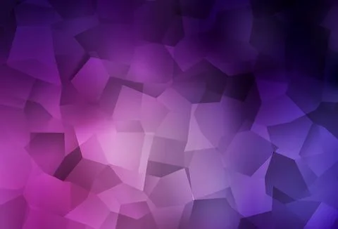 Dark Pink vector pattern with random forms. Illustrazione stock
