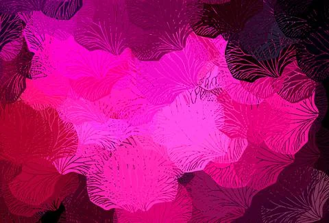 Dark Pink vector pattern with random forms. 库存插图