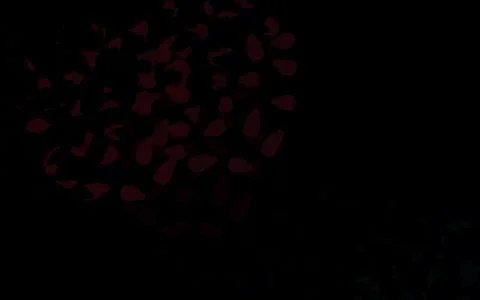 Dark Pink vector pattern with random forms. Illustrazione stock