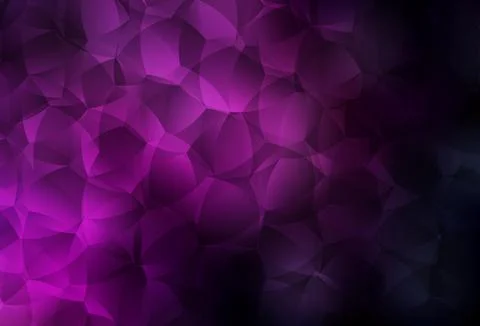 Dark Pink vector pattern with random forms. Illustrazione stock