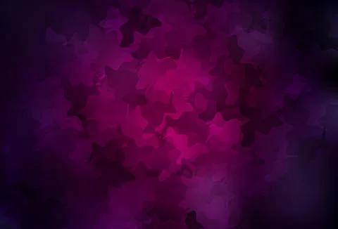 Dark Pink vector pattern with random forms. Illustrazione stock