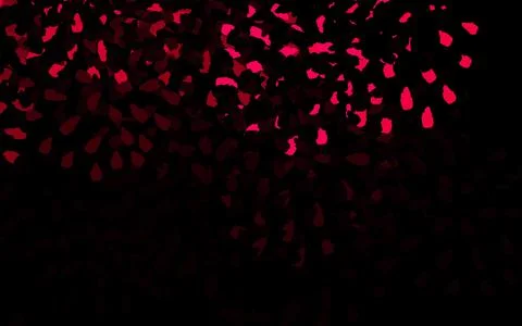 Dark Pink vector pattern with random forms. Stock Illustration
