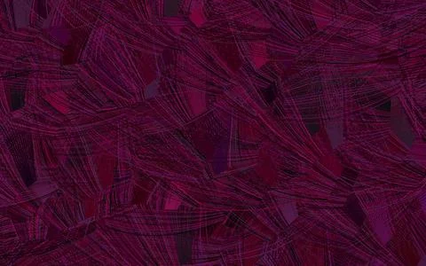 Dark Pink vector pattern with random forms. Stock Illustration