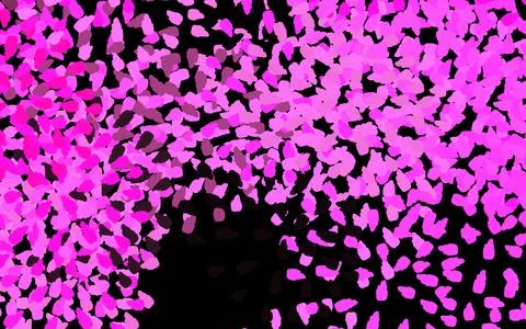 Dark Pink vector pattern with random forms. 库存插图