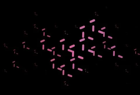 Dark Pink vector pattern with sharp lines. Stock Illustration