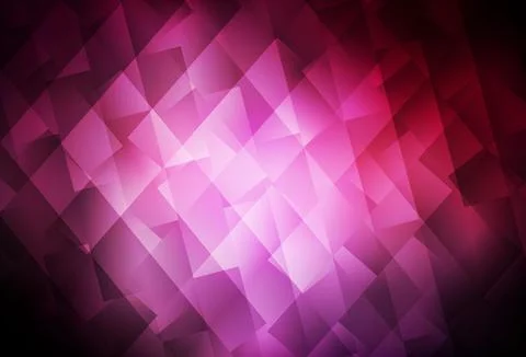 Dark Pink vector pattern in square style. Illustrazione stock