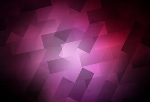 Dark Pink vector pattern in square style. Illustrazione stock