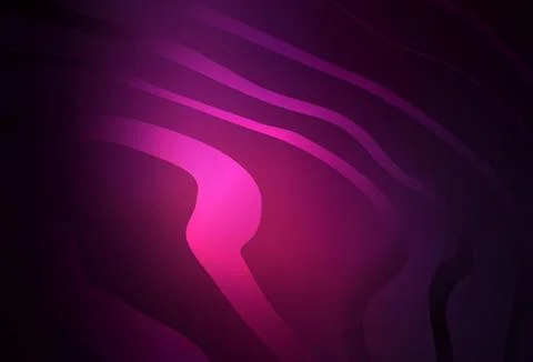 Dark Pink vector pattern with wry lines. Stock Illustration