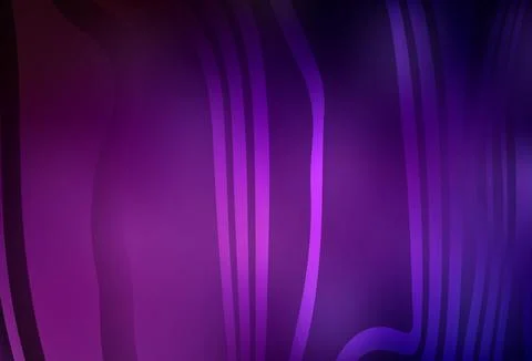 Dark Pink vector pattern with wry lines. 스톡 일러스트